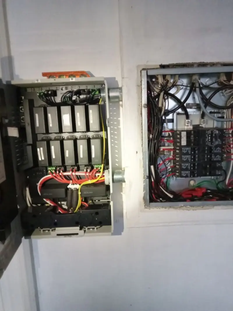 Electrical panel upgrade completed for Indoor Lighting Installation in Etowah